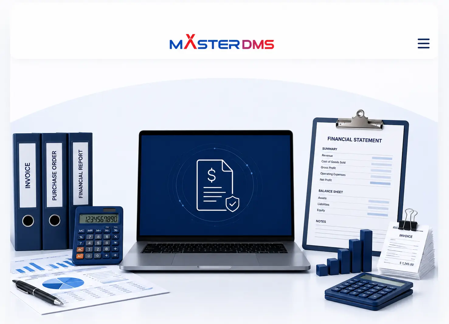 Accounting document management case study with MasterDMS